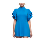 Cotton: Urban Indian Vogue Dress (Blue)