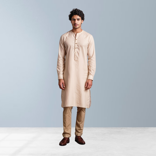 RoseEase Premium Cotton Kurta  (Rose Ebony)