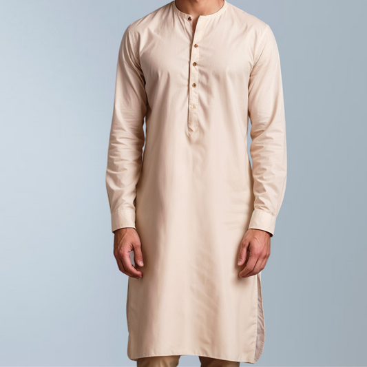 RoseEase Premium Cotton Kurta  (Rose Ebony)