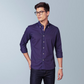 Luxurious linen Shirt (Purple)