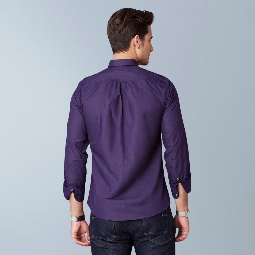 Luxurious linen Shirt (Purple)