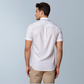 Linen solid shirt (White)