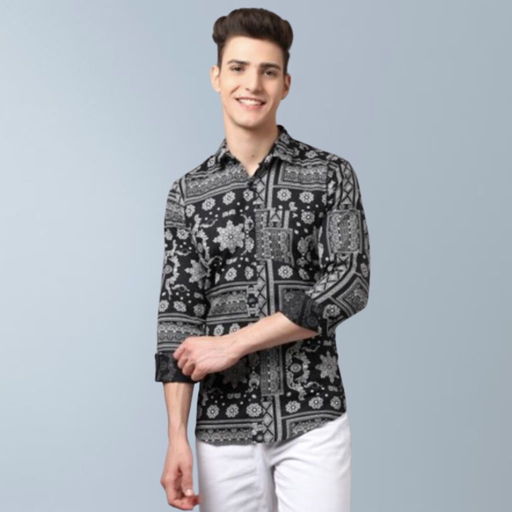 Mens printed shirt