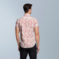 Leaf Printed men's shirt (Pink)