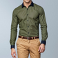 Linen premium  shirt (Green)