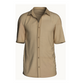 Solid cotton mens shirt (Beige)