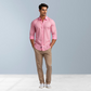 Eco-Friendly Linen Shirt (Pink)