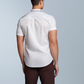 Linen solid shirt  Mens (White)