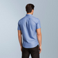 Japanese cotton men's shirt (Light denim blue)