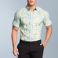 Henry printed men's shirt (Green color)