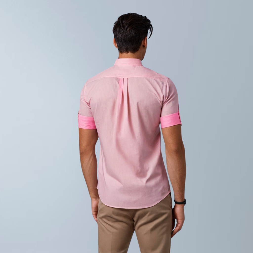 Eco-Friendly Linen Shirt (Pink)