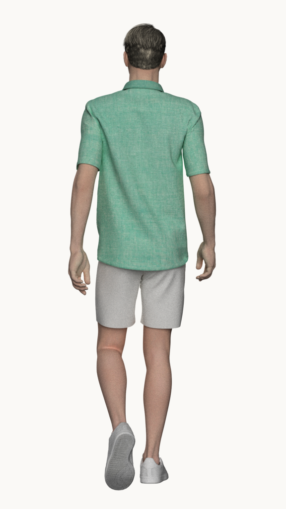 Moisture-Wicking Cotton blend Shirt (Green)