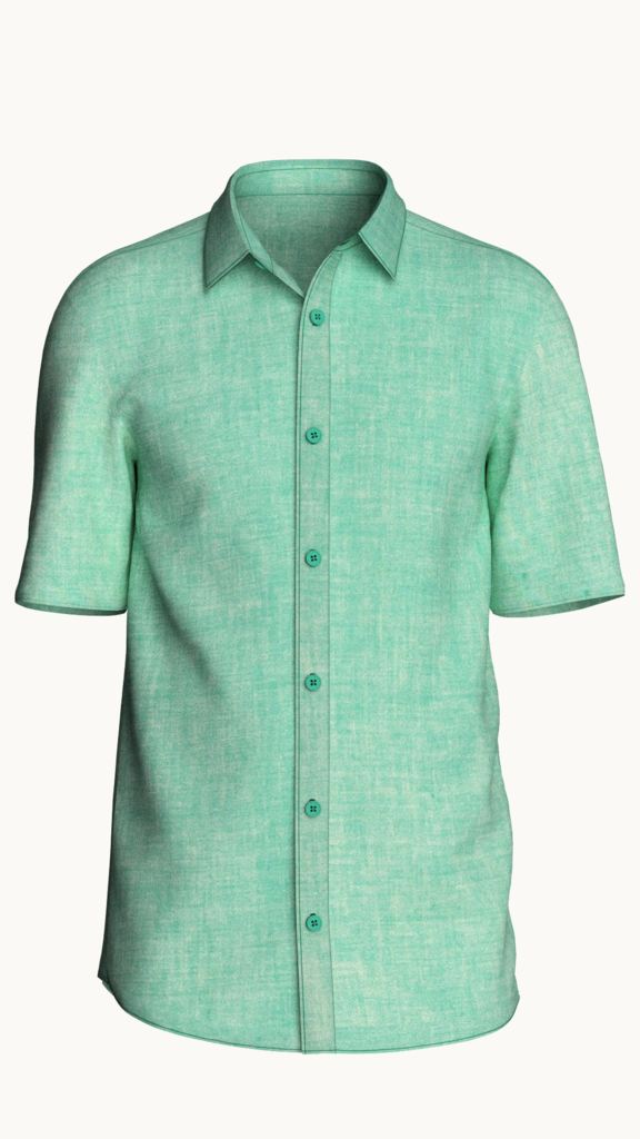 Moisture-Wicking Cotton blend Shirt (Green)